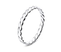 Knot Weave Silver Ring NSR-839